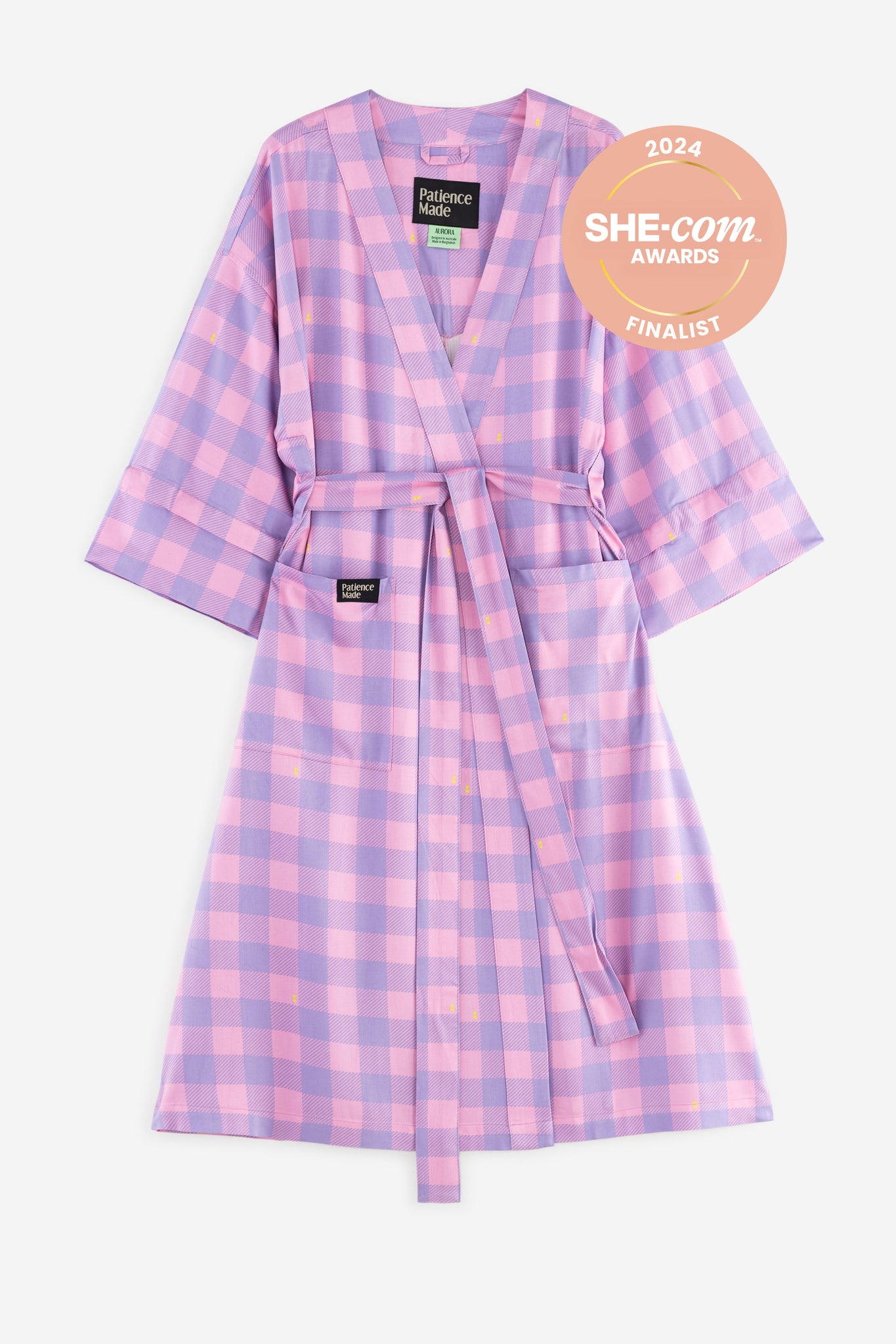 The Happy Robe - the fun and inclusive bath robe and dressing gown Patience Made The Happy Robe - the fun and inclusive bath robe and dressing gown Patience Made